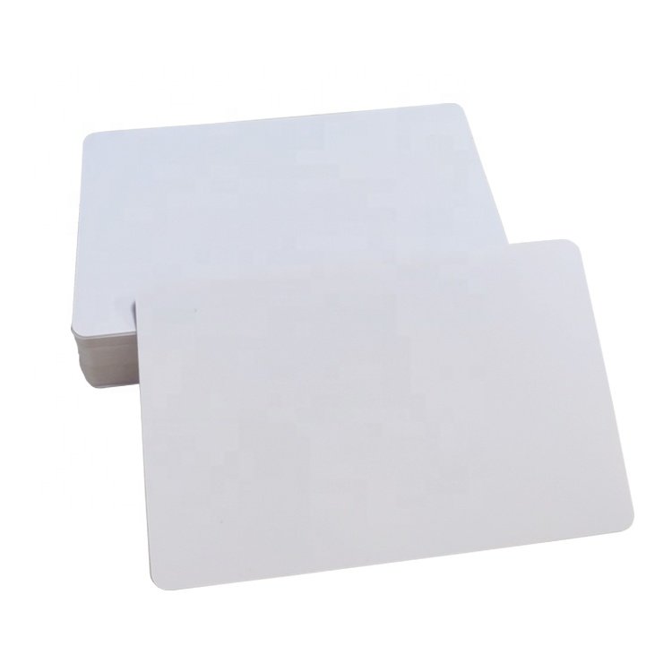 HF 13.56mhz PVC Blank White RFID Smart ID / IC Cards Factory Price LF 125khz Access Control Customized Logo 125khz /13.56mhz