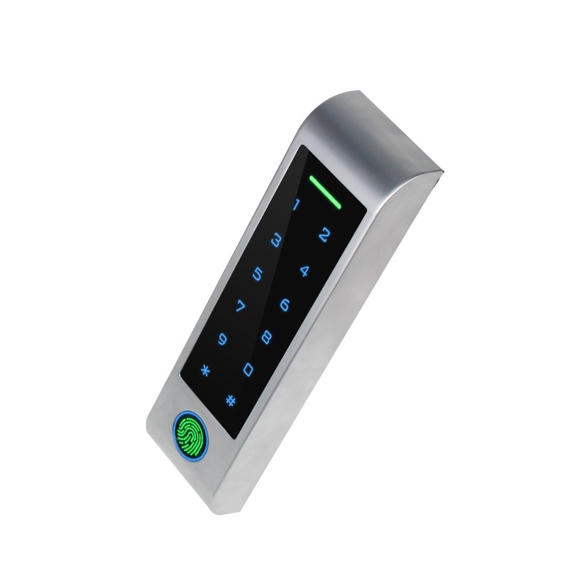 IP66 waterproof biometric door entry systems blue tooth fingerprint access control TTlock keypad with time attendance