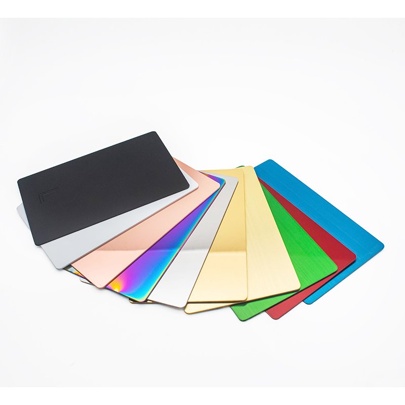 Good Quality Custom Metal Business Card Stainless Steel Mirror Chip Payment Nfc Metal Credit Card