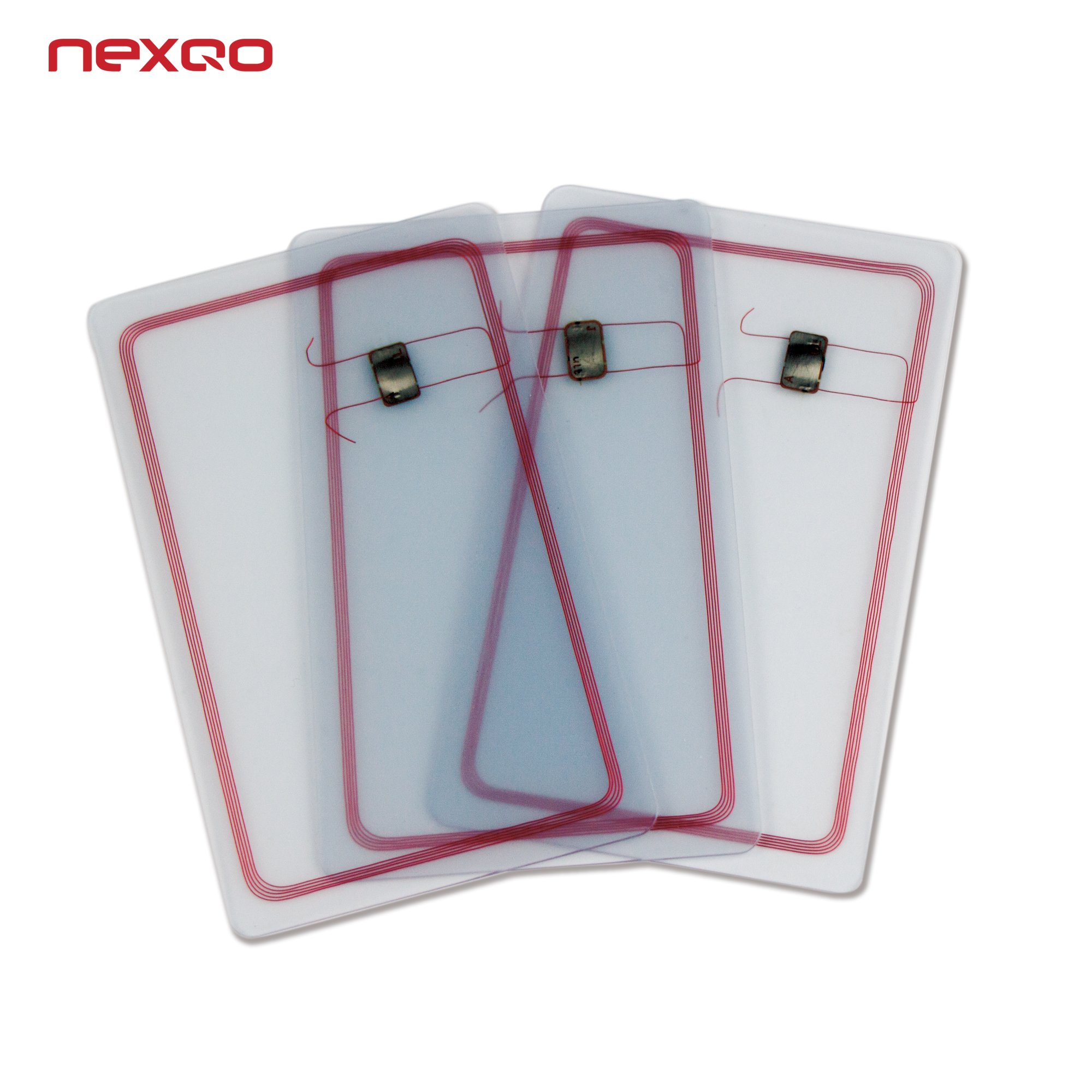 White Plain PVC Plastic Card Magnetic Transparent Printable Customized Printing Business ID Card