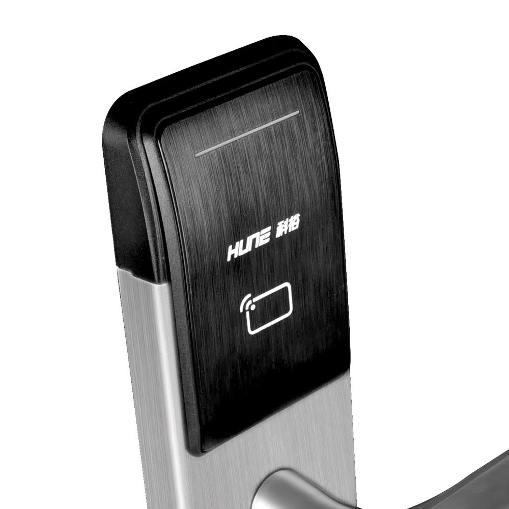 HUNE Remote Control Online Manage System Smart Master Key Hotel Digital Lever Electronic Door Lock