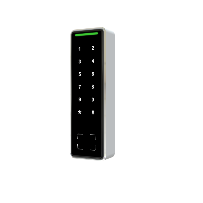 Thinmoo M230 IP65 Outdoor Metal Access Control Card Reader with Night Vision Ethernet Line Wifi RFID Bluetooth for Indoor Use