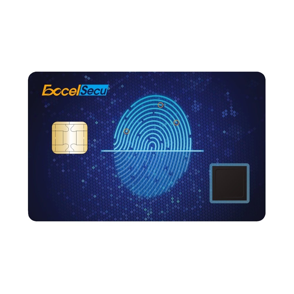 Smart fingerprint card biometric access card
