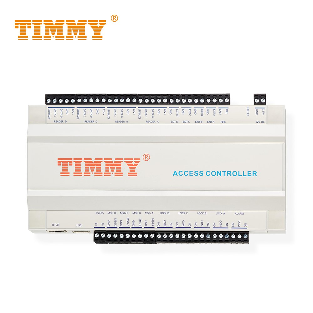 Web Based Free Cloud Software RS485 TCP/IP 4 Door Access Control