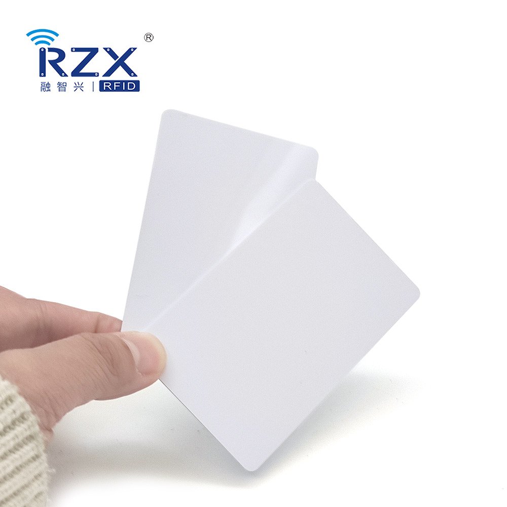 Read only CR80 standard size 0.9mm thickness TK4100 PVC blank card 125KHz access control proximity card