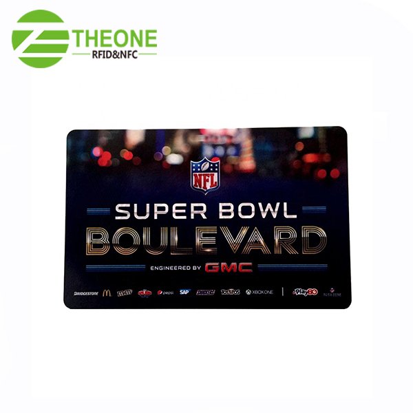 CMYK printing contactless EM4305 rfid chip pvc id 125khz rfid card