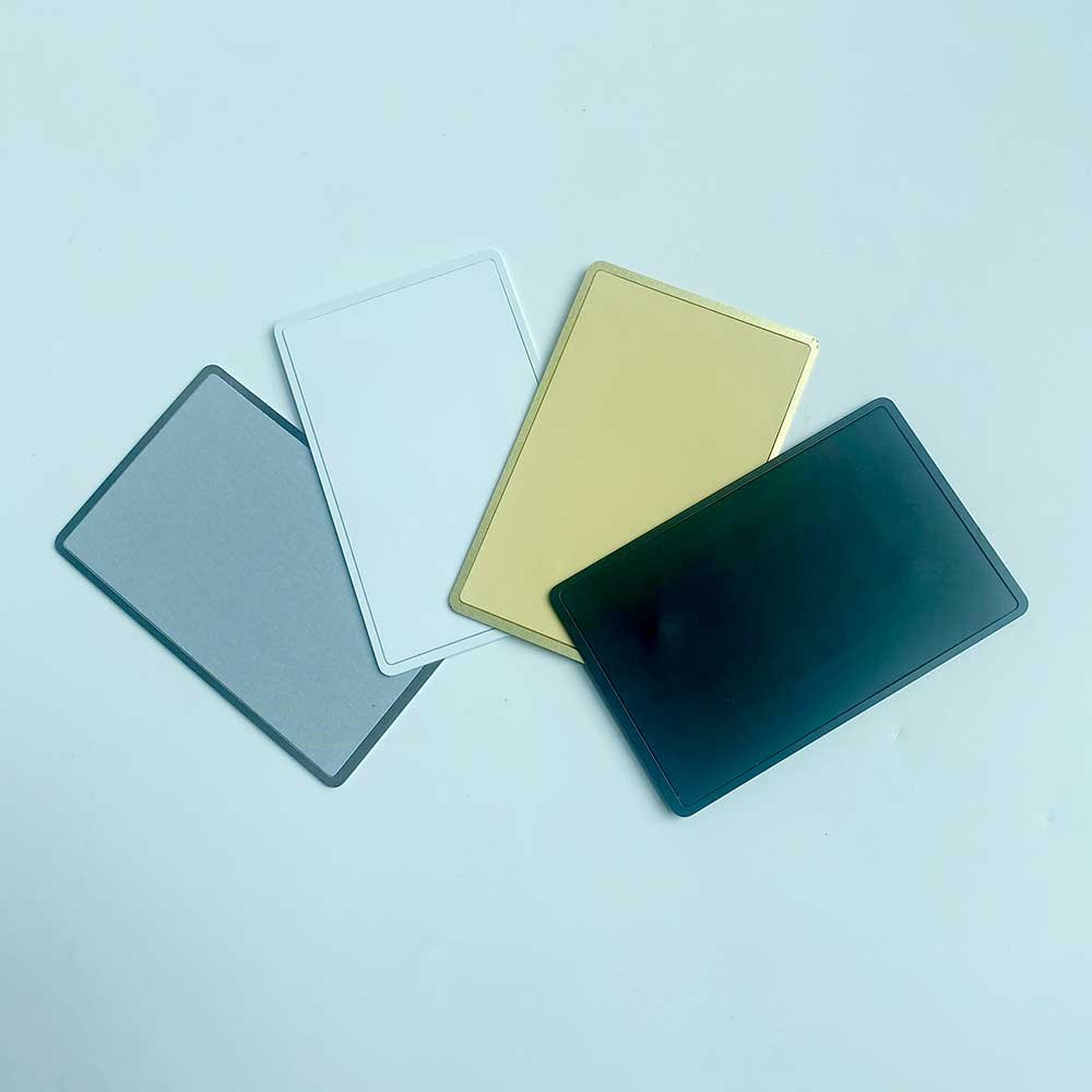 factory price 213 /216 chip Tap to go NFC Chip invisible blank Black Gold Silver white invisible NFC Metal Business Card
