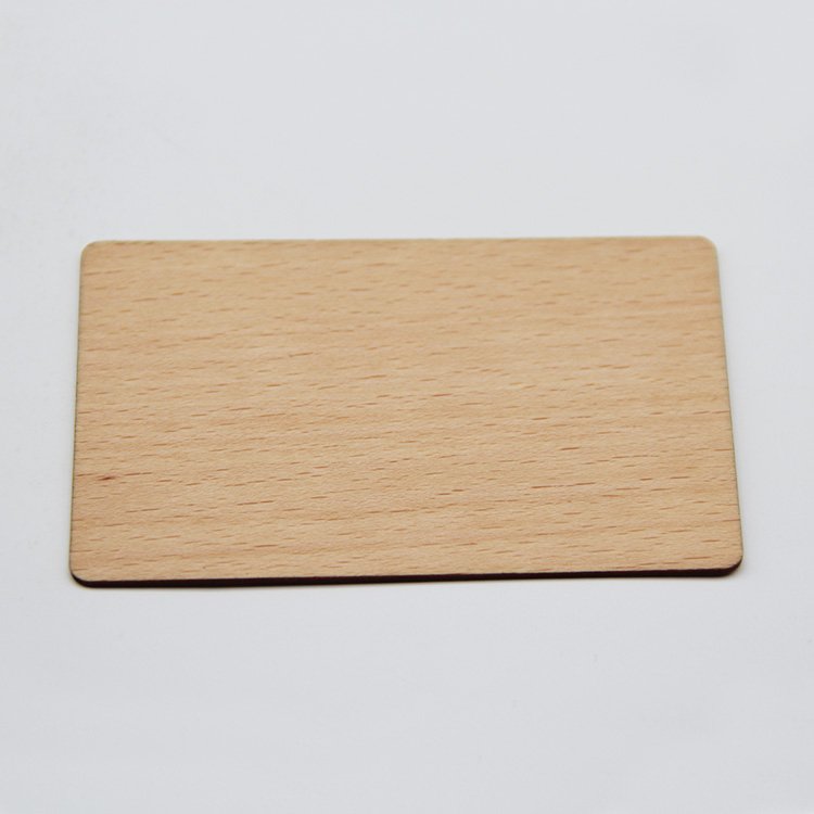 13.56MHz Factory Direct Blank Wood Cards Customized Design Cherry Cards Business Cards