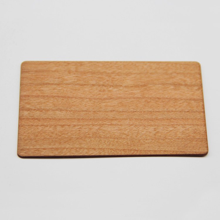 13.56MHz Factory Direct Blank Wood Cards Customized Design Cherry Cards Business Cards