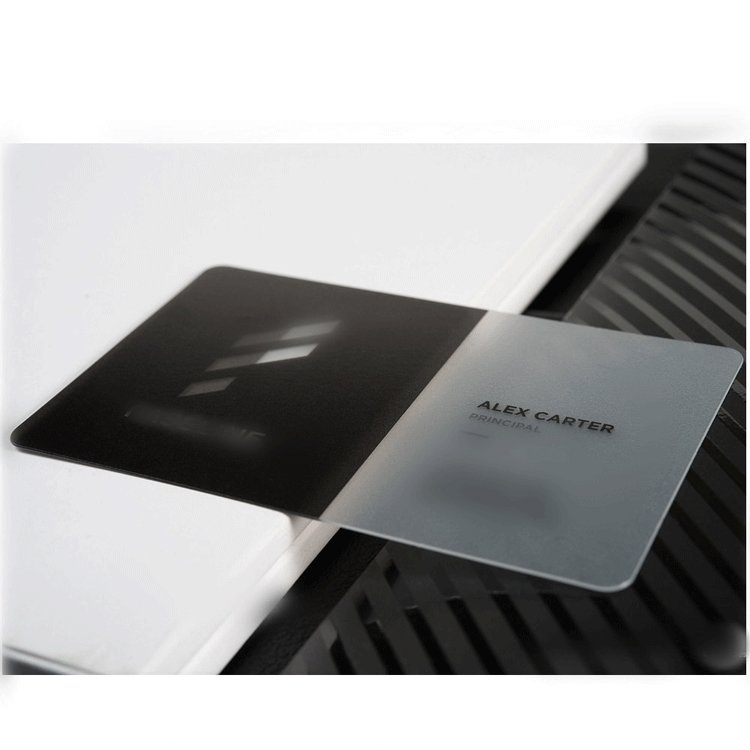 Professional 13.56Mhz Matte Black Metal NFC Smart Digital Business Card Custom Printed Access Control Card Blank