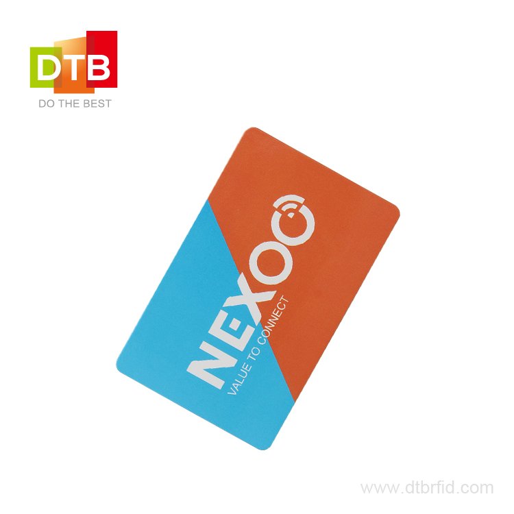 DTB Hot Sell Customized Blank PVC NTAG213 RFID NFC Card