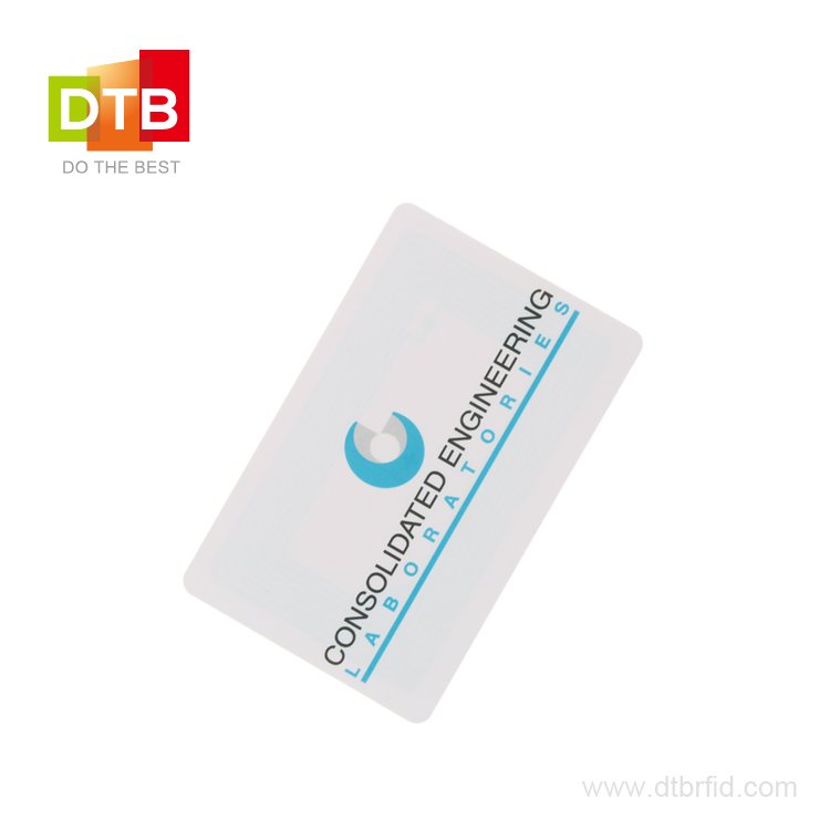 DTB Hot Sell Customized Blank PVC NTAG213 RFID NFC Card