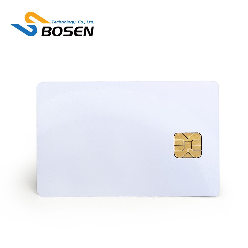 Wholesale Custom Printable Inkjet Access Control Plastic PVC Blank Smart Card With 4442 4428 Chip