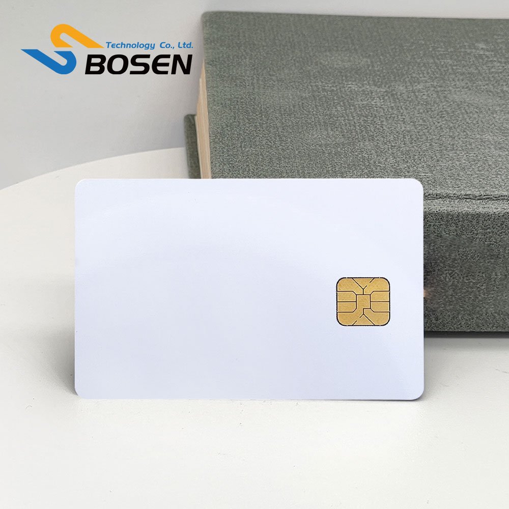 Wholesale Custom Printable Inkjet Access Control Plastic PVC Blank Smart Card With 4442 4428 Chip