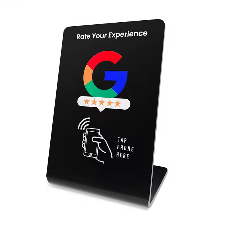 Custom Programmable QR Code Business Access Control Card RFID & NFC Google Review Card