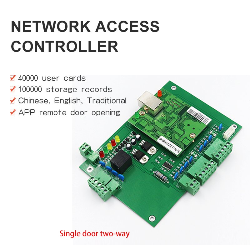 Professional 1 Doors TCP/IP Network Wiegand 26/34 bit Access Control Board Panel