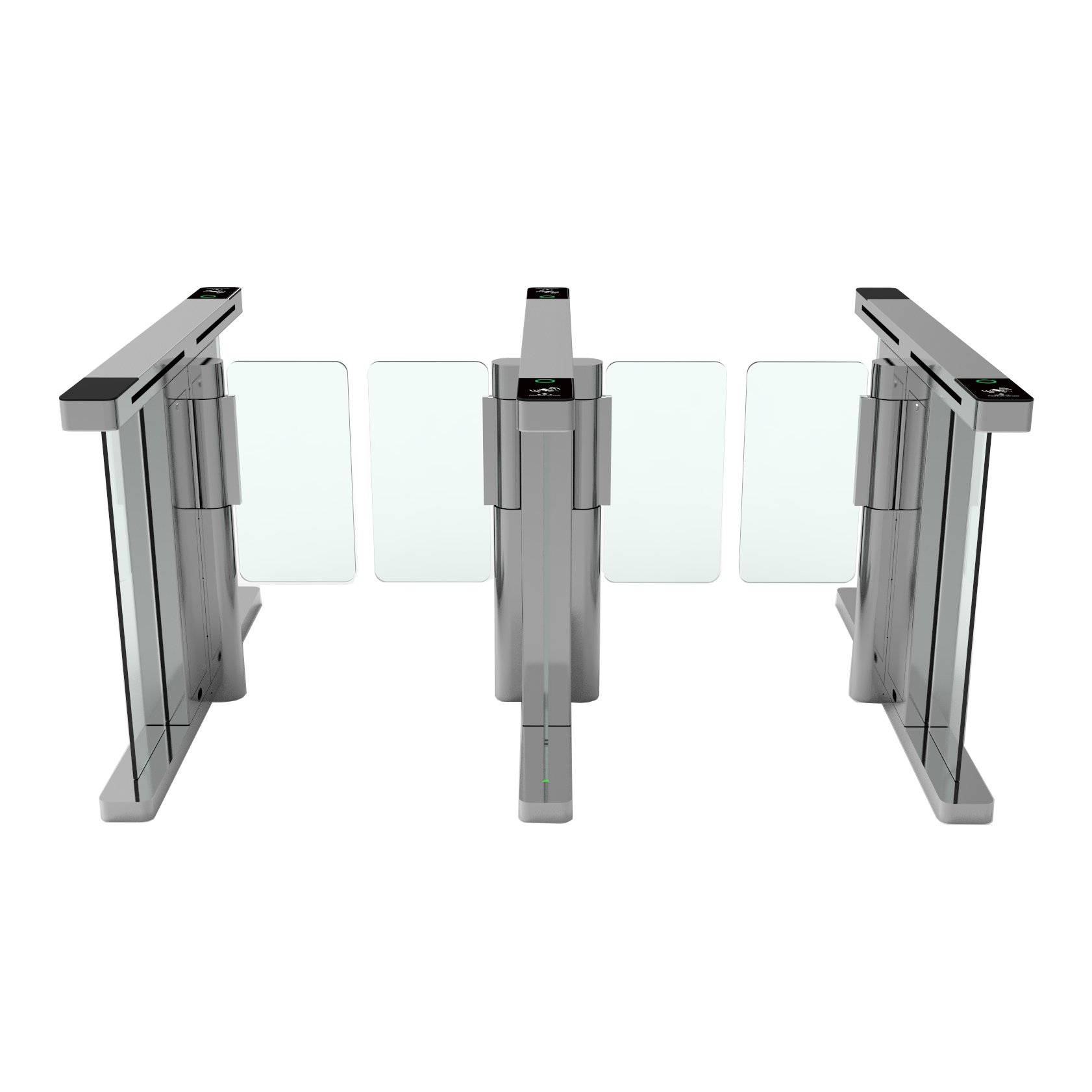 Automatic speed swing gate pedestrian Barrier Gates Turnstile with QR code IC card facial recognition