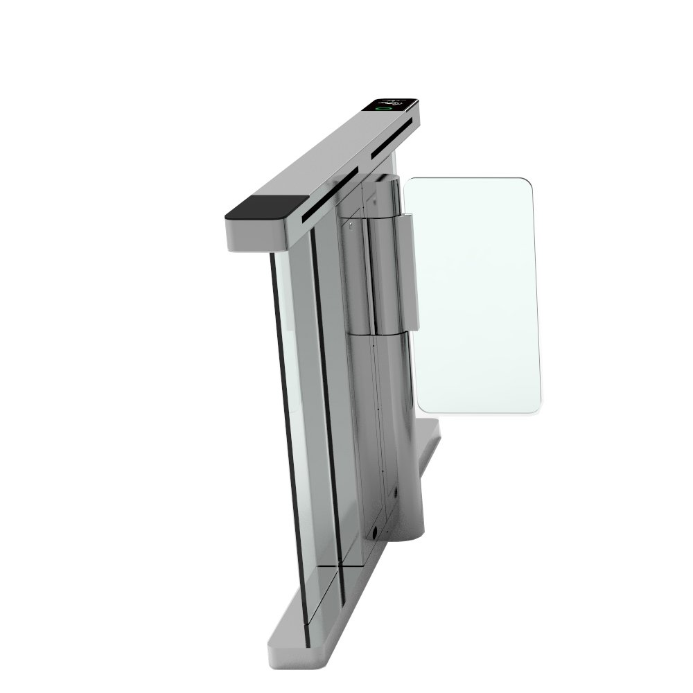 Automatic speed swing gate pedestrian Barrier Gates Turnstile with QR code IC card facial recognition