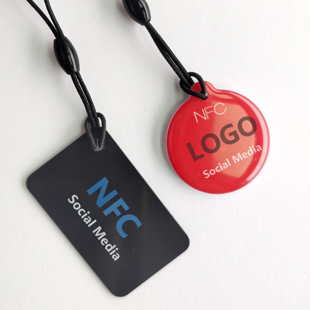 Customize epoxy keychain tag pvc plastic smart rfid nfc access control cards supplier
