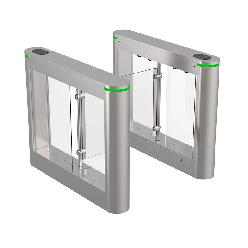 Fitness Center GYM Swing barrier swipe RFID card Face recognition Fingerprint access Brushless Motor Swing Turnstile Gate