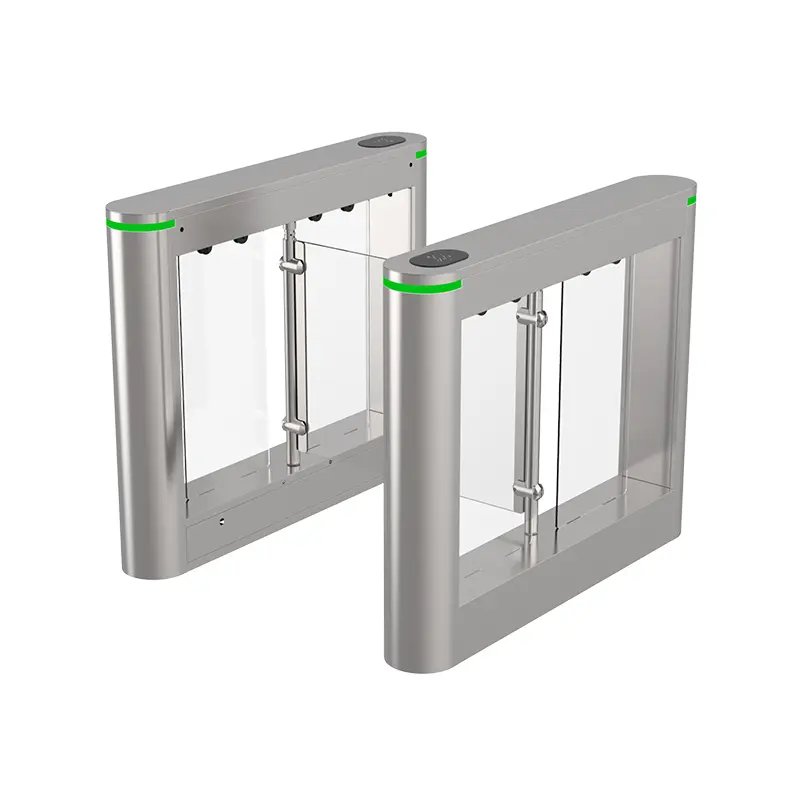 Fitness Center GYM Swing barrier swipe RFID card Face recognition Fingerprint access Brushless Motor Swing Turnstile Gate