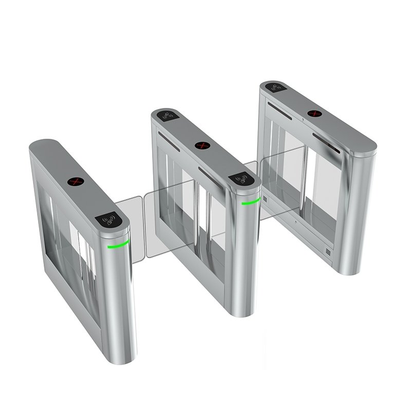 Fitness Center GYM Swing barrier swipe RFID card Face recognition Fingerprint access Brushless Motor Swing Turnstile Gate