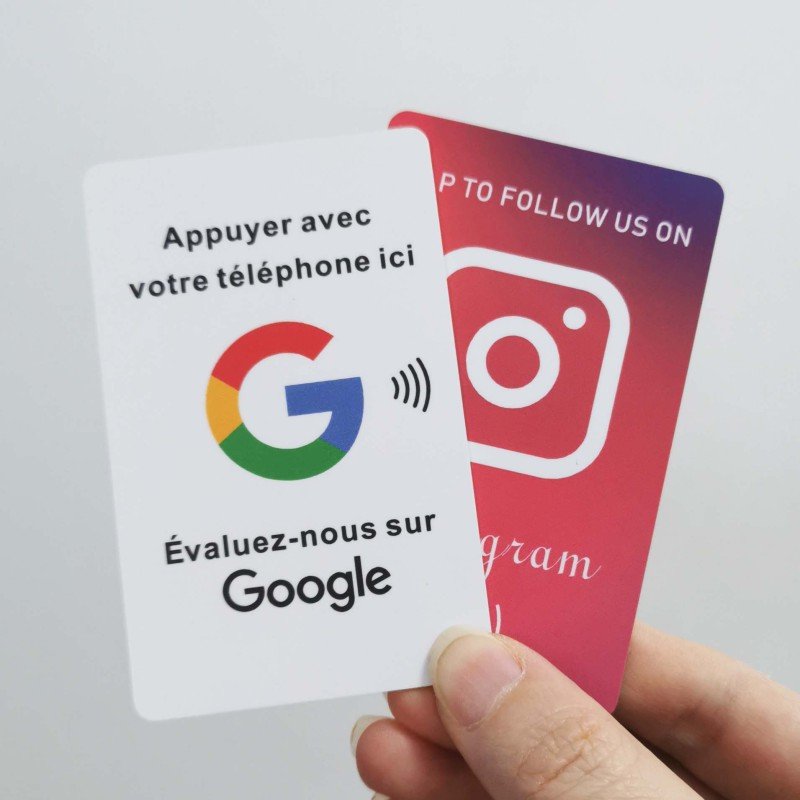 13.56mhz NFC Card Google Reviews Custom NFC Business Card Google Review Custom Card
