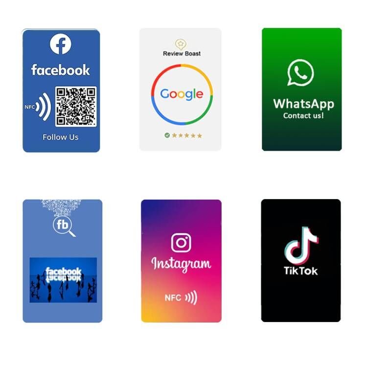 13.56mhz NFC Card Google Reviews Custom NFC Business Card Google Review Custom Card