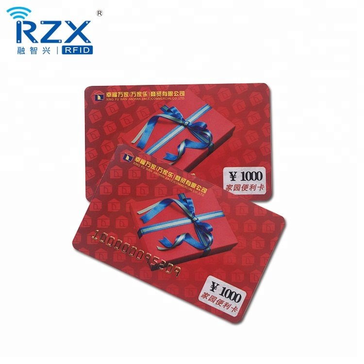 13.56MHz MIFARE 1K/4K Access Control PVC RFID Hotel Key Card