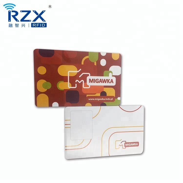 13.56MHz MIFARE 1K/4K Access Control PVC RFID Hotel Key Card