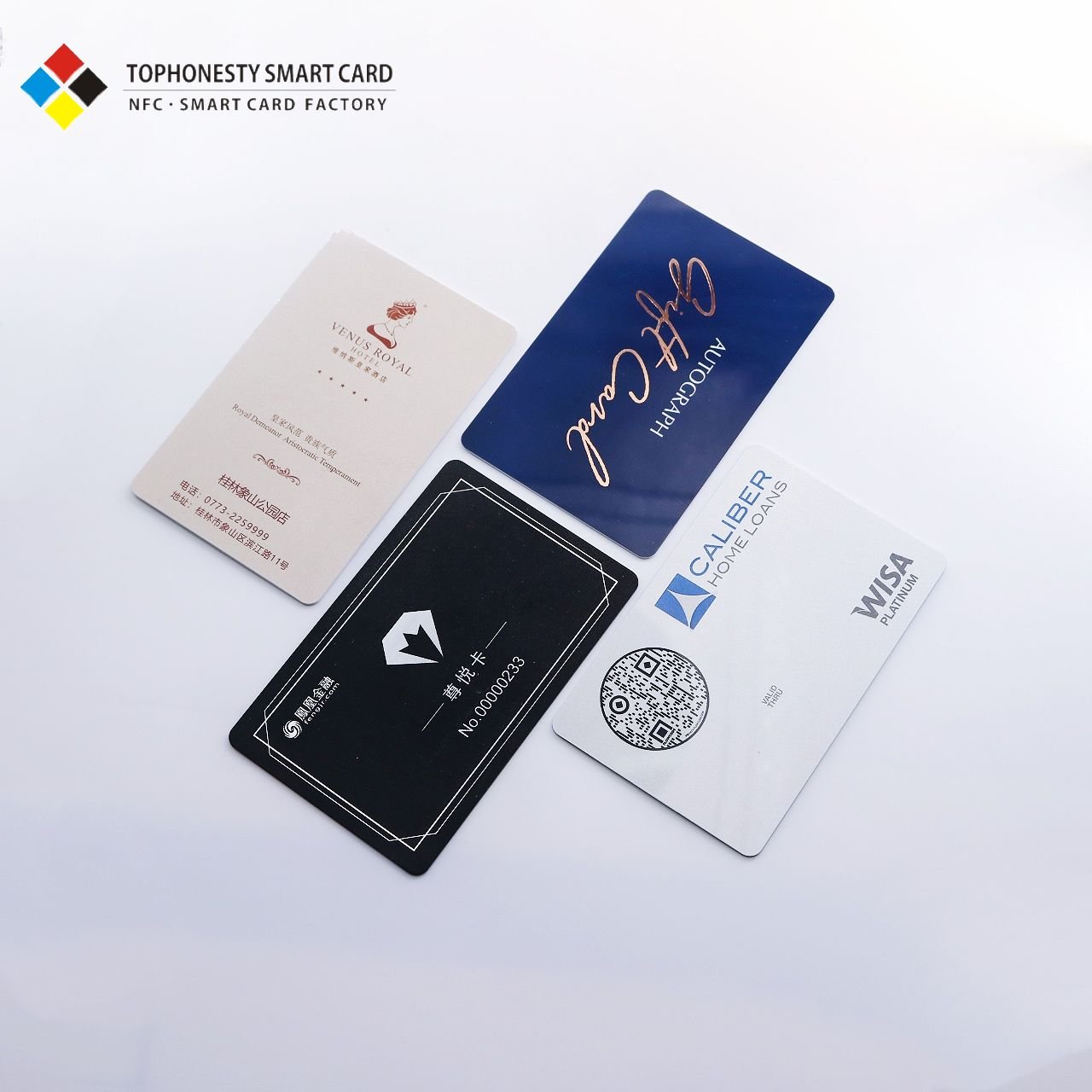 Free Design VIP Membership Loyalty Card Waterproof PVC 1k RFID/NFC Chip ISO Model 860-960MHz Frequency Barcode QR Code Supply