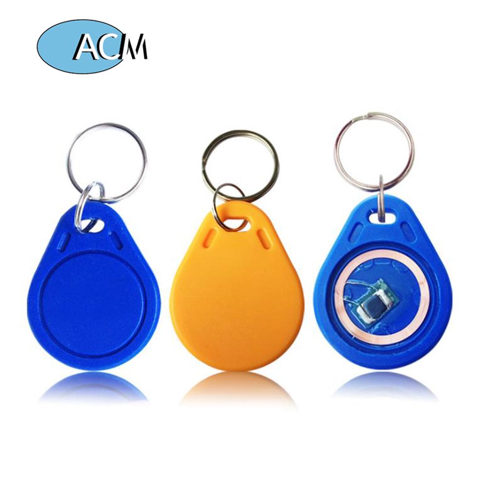 Hot Selling Writable RFID Key C ABS Keychain with HF NFC TAG 13.56MHz ISO14443A ID Key Fob