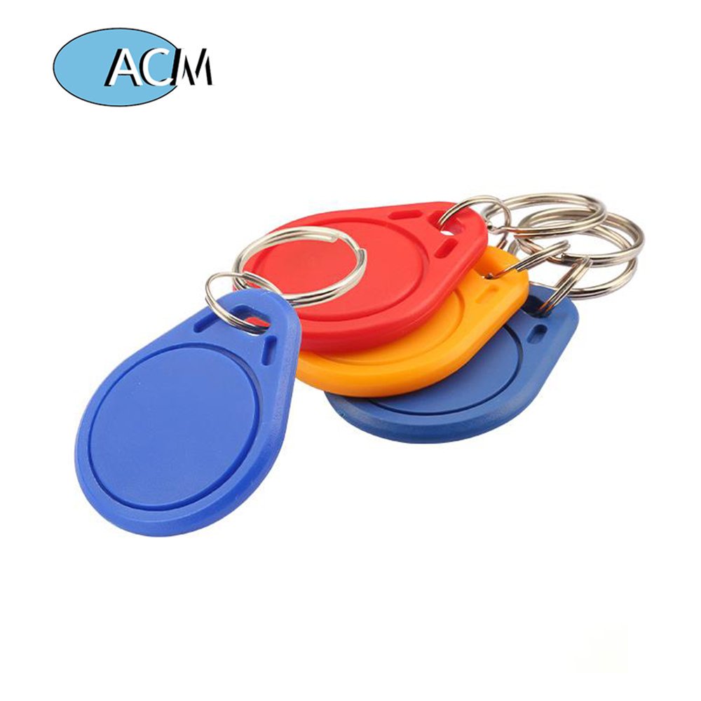 Hot Selling Writable RFID Key C ABS Keychain with HF NFC TAG 13.56MHz ISO14443A ID Key Fob