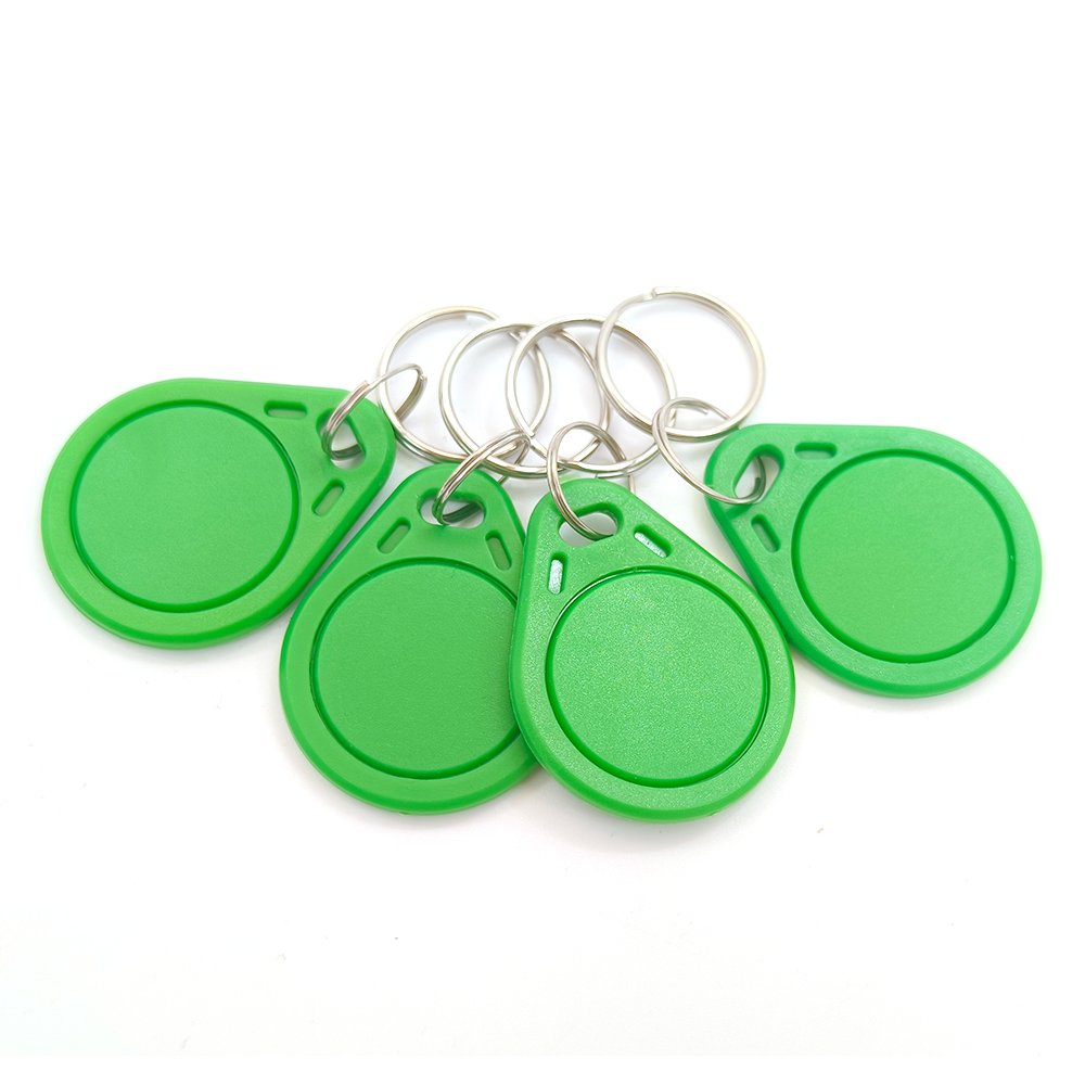 Hot Selling Writable RFID Key C ABS Keychain with HF NFC TAG 13.56MHz ISO14443A ID Key Fob