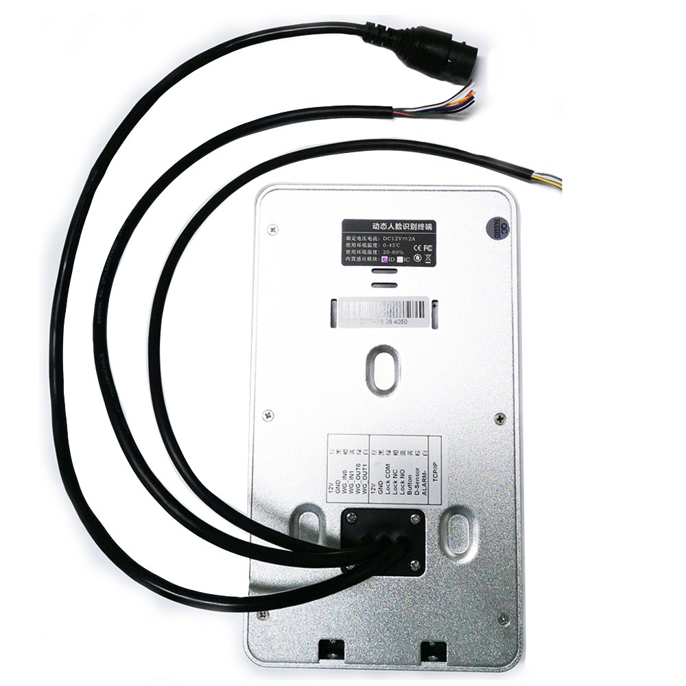 AI01 Waterproof Outdoor Face Recognition Access Control System Web Cloud Time Record Door Control RFID QR Code API SDK integrate