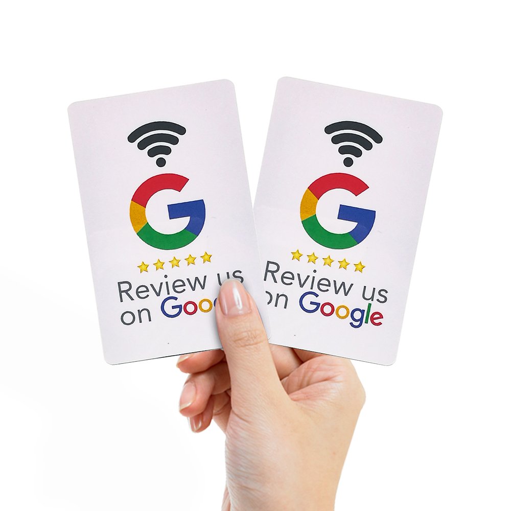 GYRFID CR80 NFC Google Review Card NFC Tap Card for shops | ISOP
