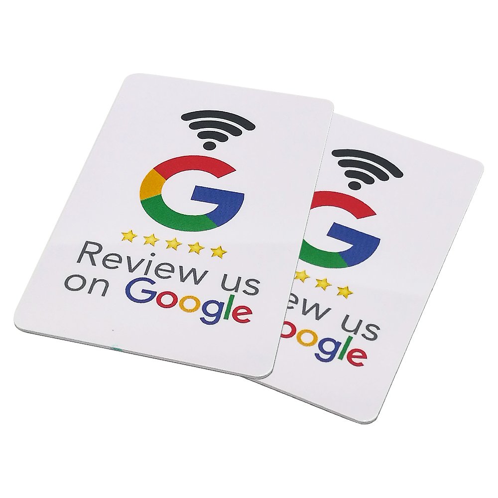 GYRFID CR80 NFC Google Review Card NFC Tap Card for shops | ISOP