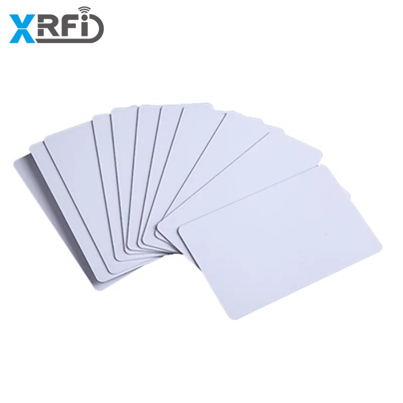 High Quality Access Control Card Printable CR80 Laminated Sublimation Plastic White Ultralight EV1 PVC Blank Cards