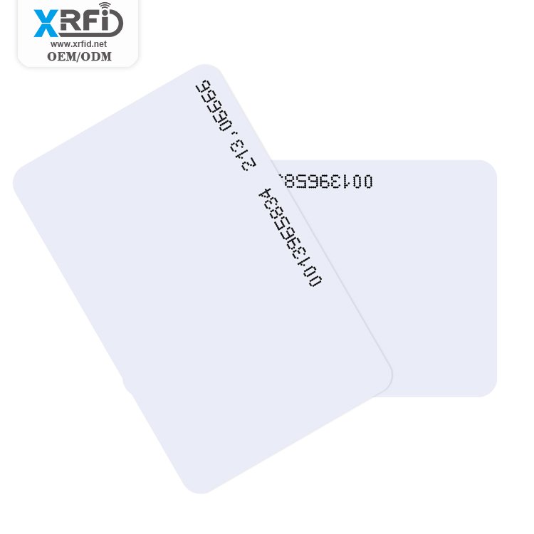 High Quality Access Control Card Printable CR80 Laminated Sublimation Plastic White Ultralight EV1 PVC Blank Cards