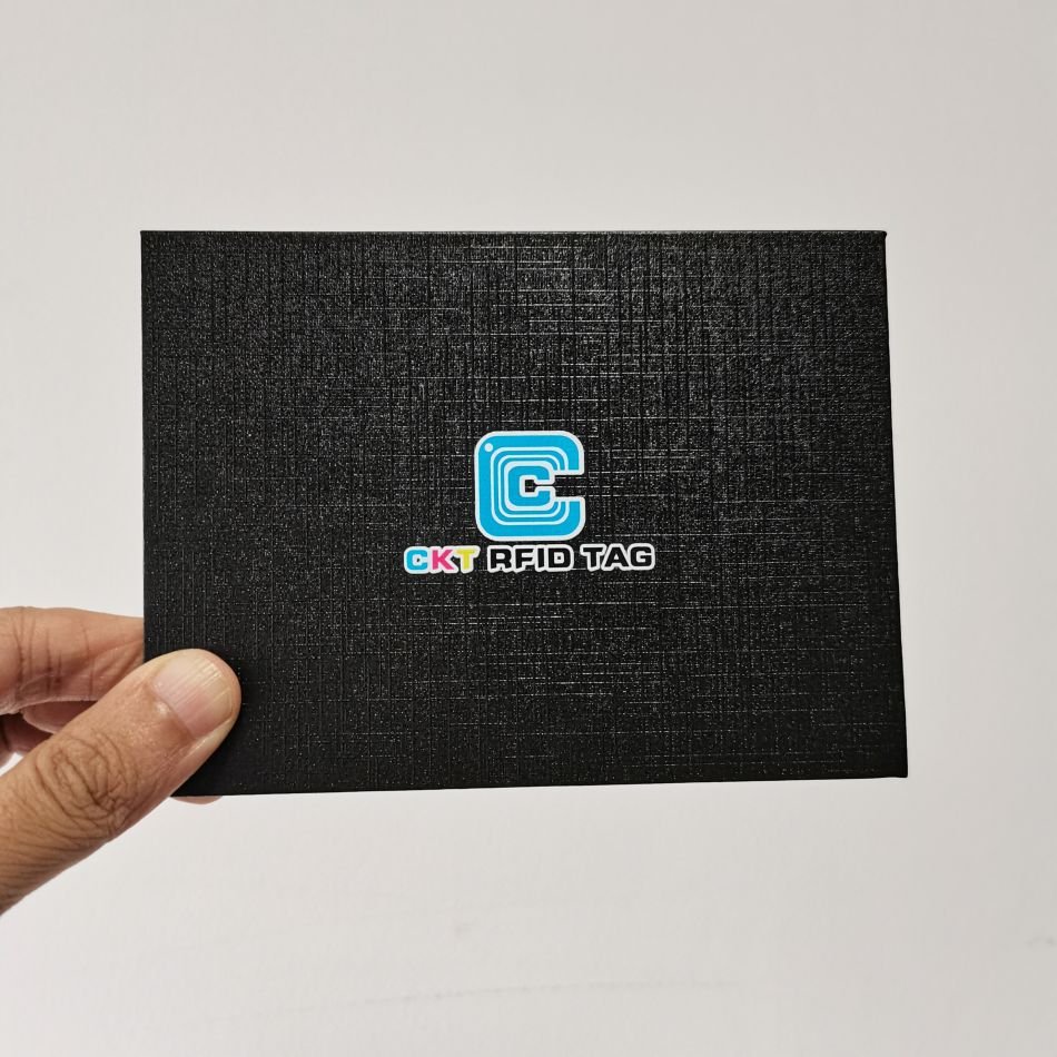 Customized printed NFC membership card VIP black metal NFC card for writing url link