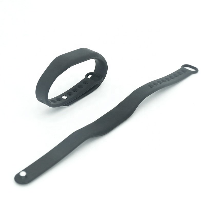 Adjustable Custom Logo Waterproof Silicone NFC RFID Wrist Band Bracelet Wristband