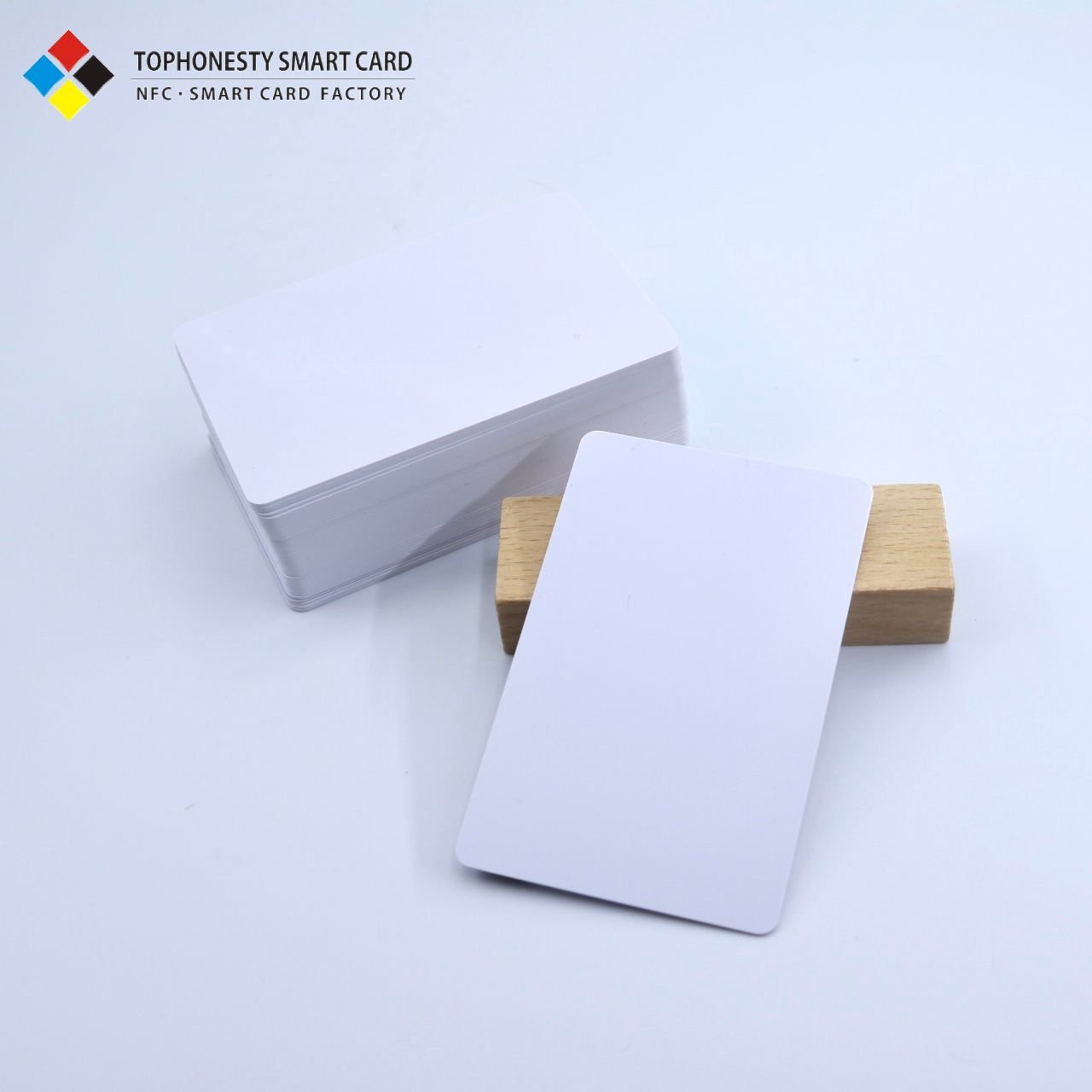 Factory supply printable pvc RFID 13.56MHZ blank card with chip for hotel door lock