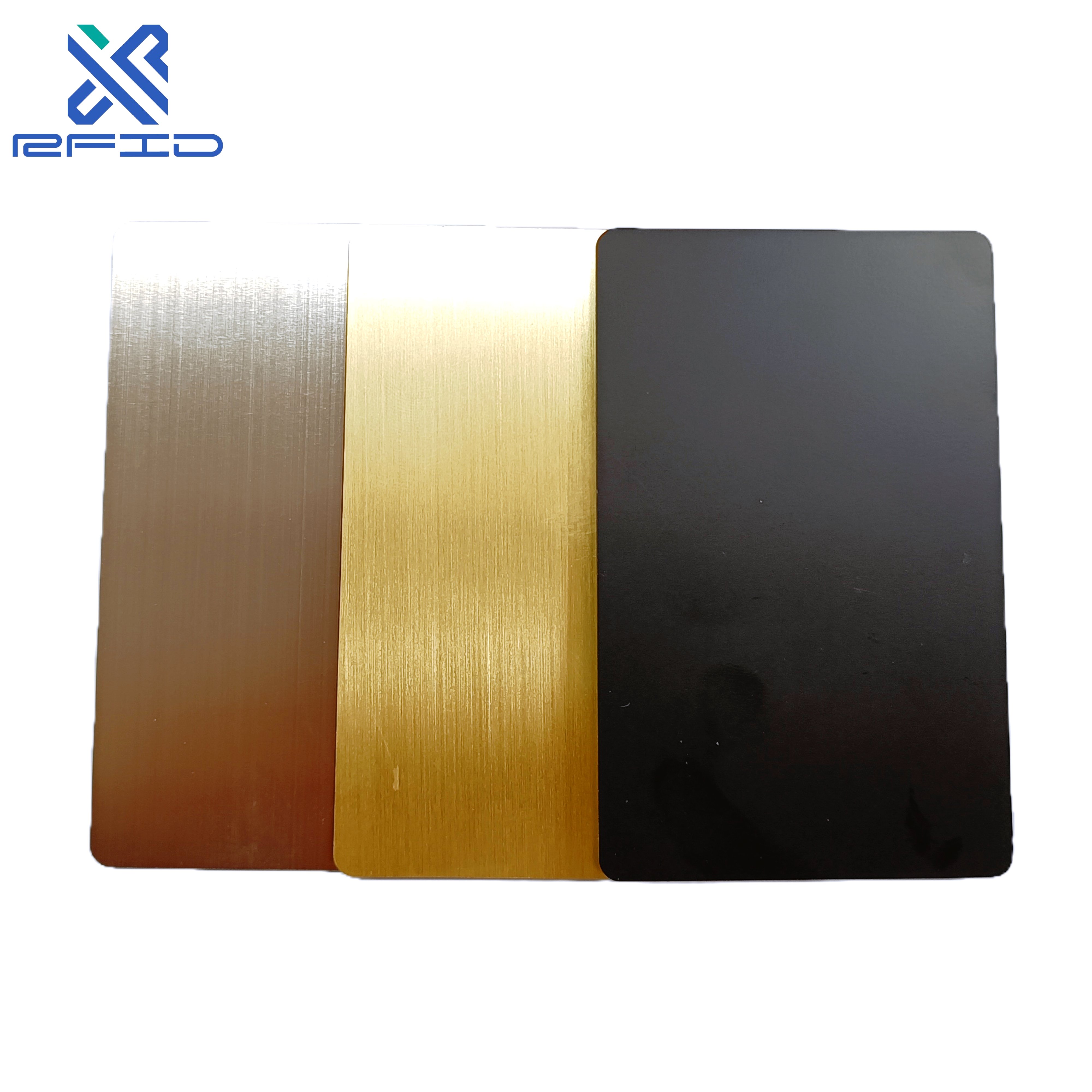 All production quality control 13.56MHz RFID Stainless Steel Metal Business NFC Metal Card