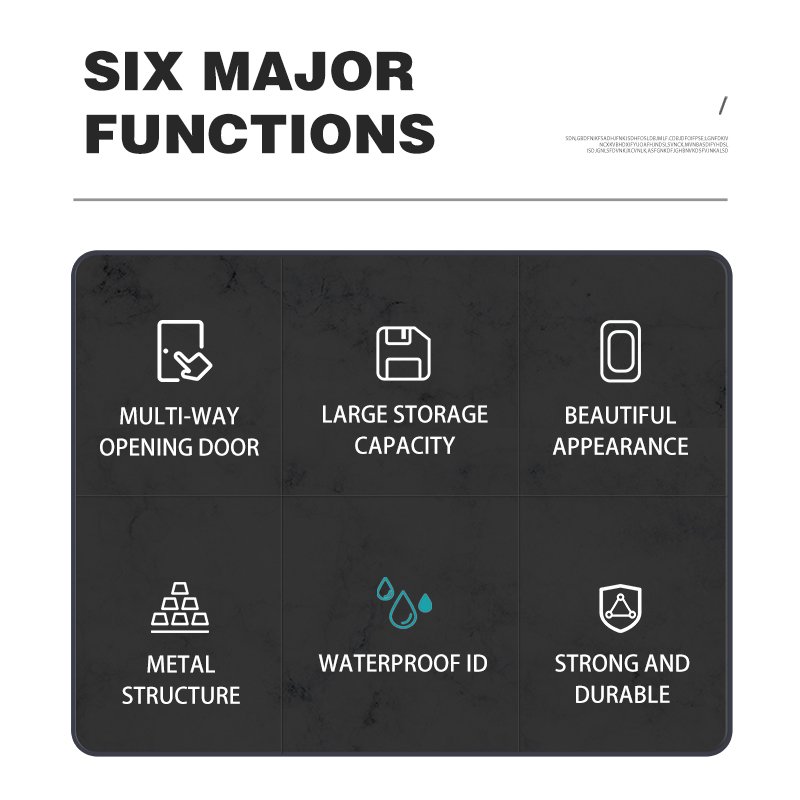 Yoursensor(YS515-W)Modern IP68 Waterproof Touch Metal Access Card Reader 12V Working Voltage Access Keypad