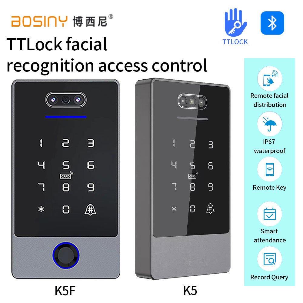 Ttlock Face Recognition Smart Lock Controller Facial Access Control Keypad Biometric Fingerprint TTRenting TThotel G2 Wifi Hub