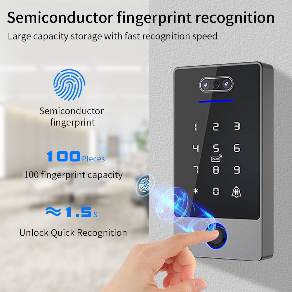 Ttlock Face Recognition Smart Lock Controller Facial Access Control Keypad Biometric Fingerprint TTRenting TThotel G2 Wifi Hub