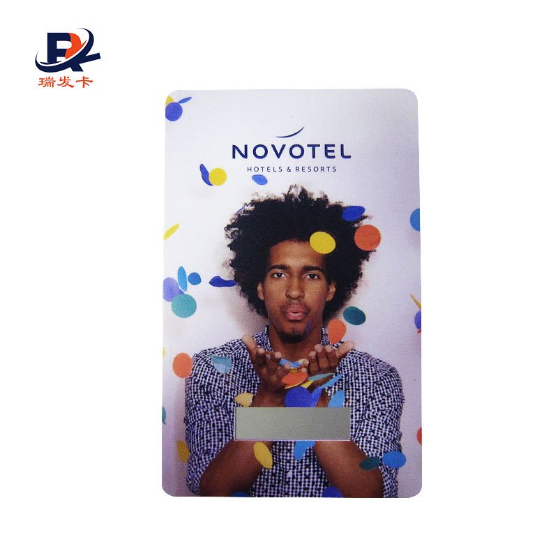 Customized Transparent PVC ID card with Window CR80 Card size