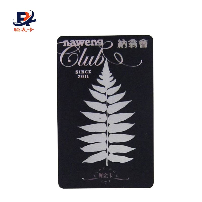 Customized Transparent PVC ID card with Window CR80 Card size
