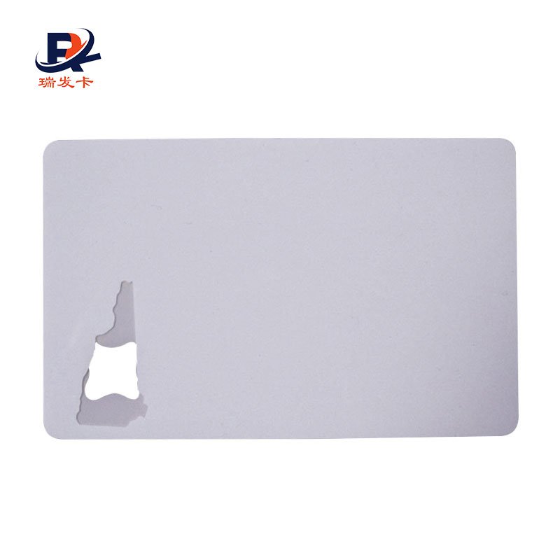 Customized Transparent PVC ID card with Window CR80 Card size