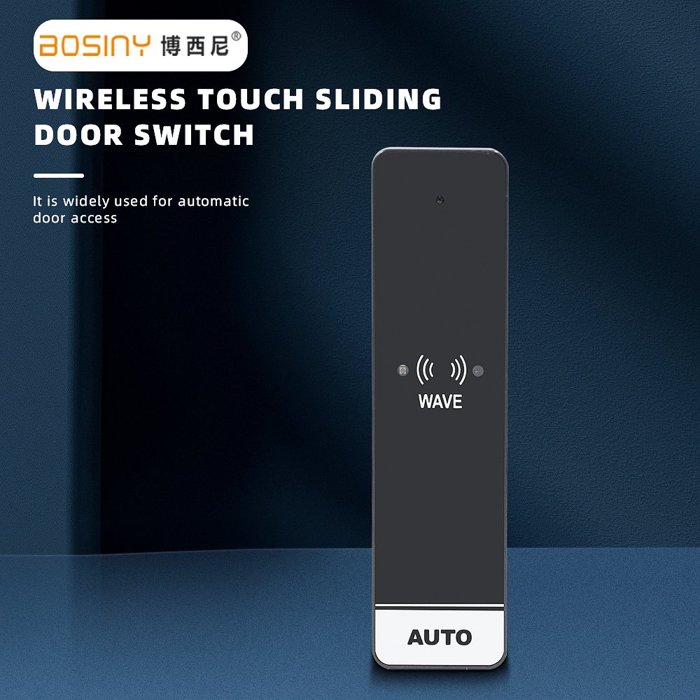 Wireless 2.4G Infrared No Touch Exit Button Door Switch NO/NC/COM Auto Door Switch For Access Control System